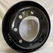 17.5 Inch  8 Lug  Lowboy  Tandem Dual  Trailer  Wheel  Rim    1758275 BLK - Image 2