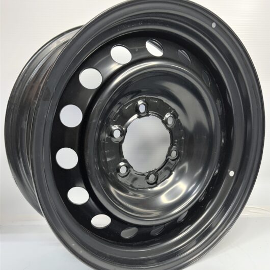 17 Inch 6 on 5.5 Black Steel Wheel Fits Tacoma 4Runner Fj Cruiser X42768WC  W-CAP