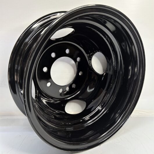 16 Inch 8 Lug Wheel Rim Trailer Tandem Dual Heavy Duty  BLK 16DUAL477 HD