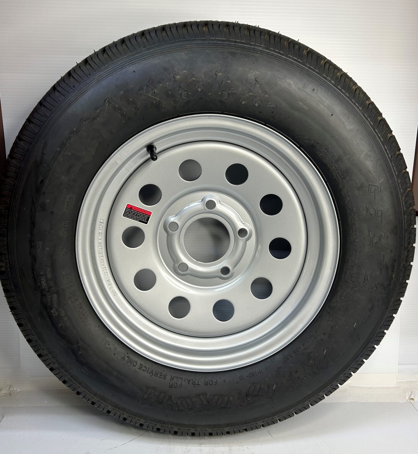 Bias Trailer Tire On Rim ST205/75D15 RV CAMPER BOAT 5X4.5 Wheel SIL Mod ...