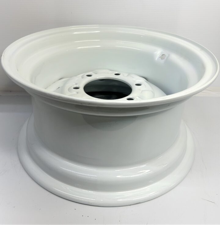 16 x 8 Wheel Rim 6 Lug Tractor Ag Farm Implement   N16866 ag White - Image 2