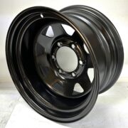 15X8 Inch 6 Lug  Black Spoke  Wheel Rim  GMC  Chevy  4x4   N158655 BS
