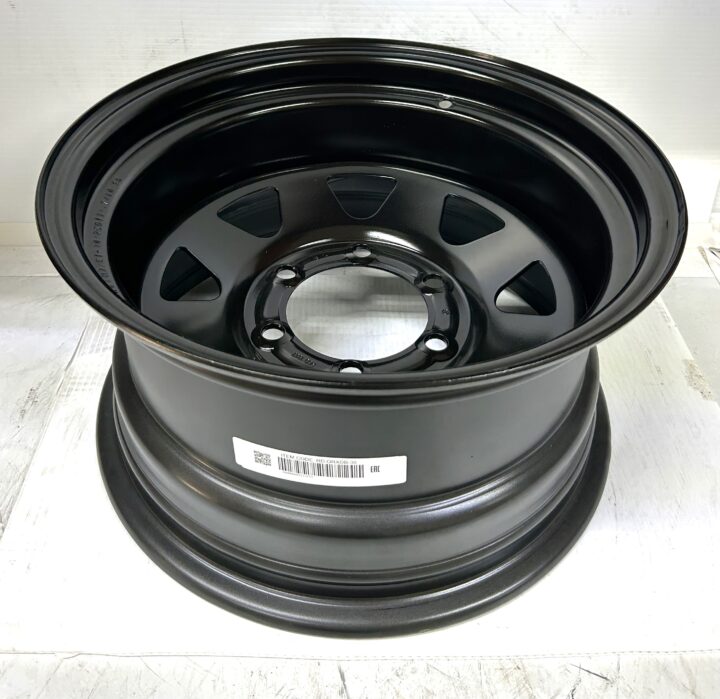 15X8 Inch  6 Lug   Mini  Truck   Rim  wheel  Race  4x4  Black Spoke   N158655 BS - Image 2