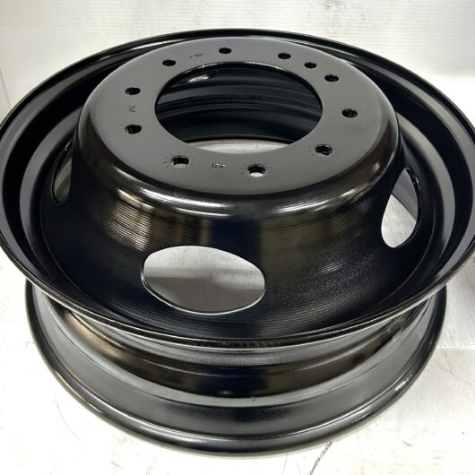 19.5 inch 10 Lug  Dual  Wheel  Fits  Dodge Ram 5500 - Ford 550 Truck  29884BLK