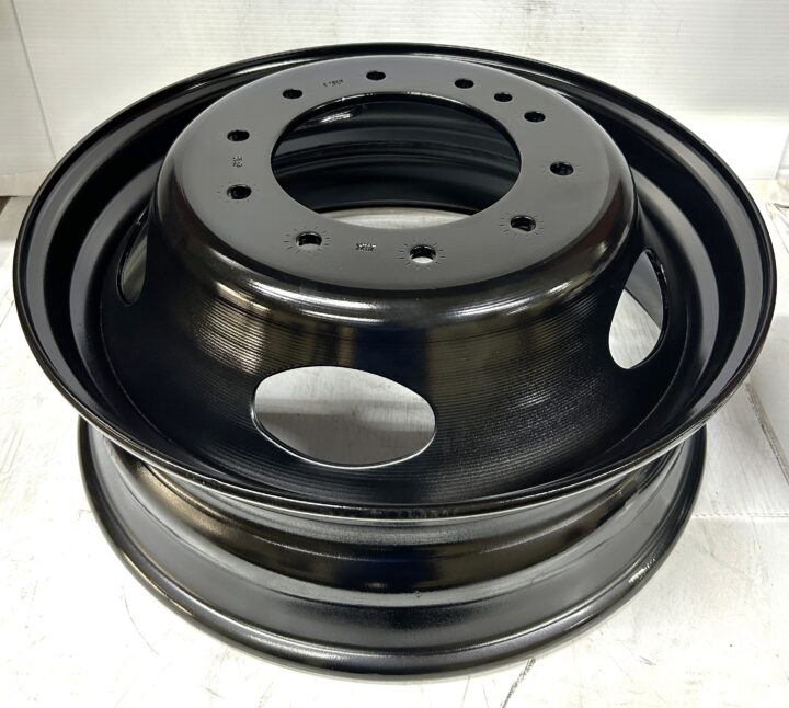 19.5 inch 10 Lug  Dual  Wheel  Fits  Dodge Ram 5500 - Ford 550 Truck  29884BLK