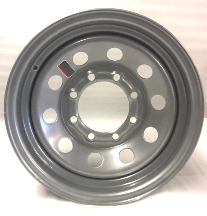 16 Inch 8 Lug RV Camper Utility Trailer Wheel Rim 16865SM 4080