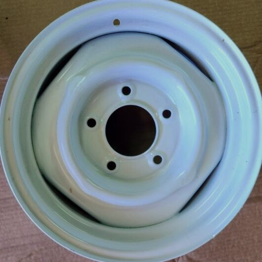 15" Inch Wheel Rim Fits  5x5.5  Dodge Van - Pickup D100 D150   1240 white