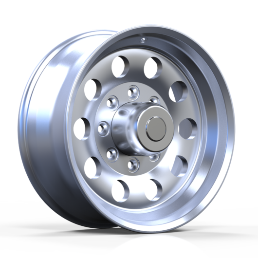 17.5  Inch  8 Lug  HD   Mod  Wheel   Rim   Trailer  Machined KT175865 Alloy