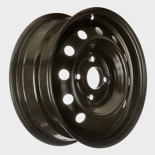 15 Inch x99103  Fits 2007 - 2009  Kia Spectra  4 on 4.5  Black Steel Wheel    74602T